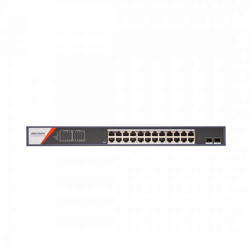 Коммутатор Hikvision DS-3E1526P-SI-24P2F