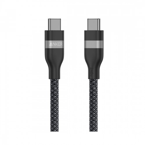 Интерфейсный кабель Anker USB-C to USB-C Cable 1М, 240W, (A82E2H11) Черный