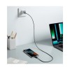 Интерфейсный кабель Anker 322 USB-C to USB-C Cable 1М (A81H5G11) Черный