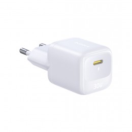 Адаптер питания Baseus FN22 1C 30W EU Moon White (E0123101)