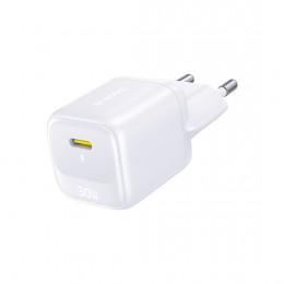 Адаптер питания Baseus FN22 1C 30W EU Moon White (E0123101)