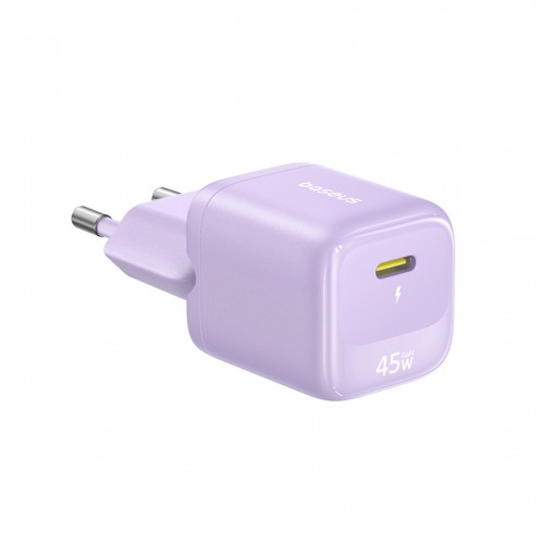 Адаптер питания Baseus FN22 1C 45W EU Nebula Purple (E0123303)