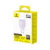 Адаптер питания Baseus FN22 1C 45W EU Nebula Purple (E0123303)