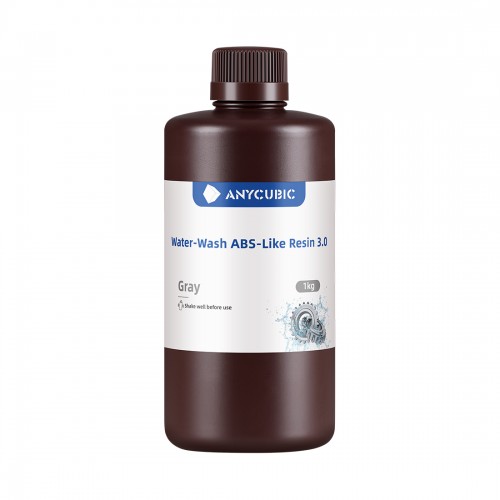 Фотополимерная смола для 3D-печати Anycubic Water-Wash ABS-Like Resin 3.0 SSXAB3GY-10 (серый)