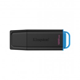 USB-накопитель Kingston DTXG2/128GB 128GB Чёрный/Голубой