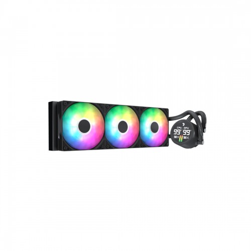 Кулер с водяным охлаждением Aerocool Abyss L360R Digi BK
