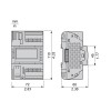 ПЛК М172 SE TM172ODM18R M172 дисплей 18 I/O 2 MODBUS