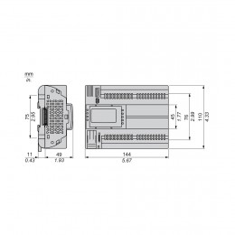 ПЛК М172 SE TM172PDG42RI M172 дисплей 42 I/O ETH 2 RS485