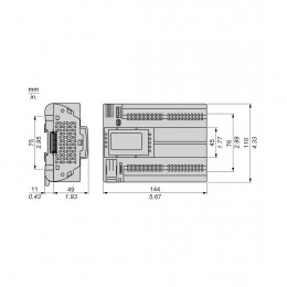 ПЛК М172 SE TM172PDG28RI M172 дисплей 28 I/O ETH 2 RS485