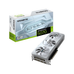 Видеокарта, Gigabyte, RTX5070 EAGLE OC ICE SFF 12G (GV-N5070EAGLEOC ICE-12GD) 4719331355777, GDDR7, 192bit, 1-HDMI, 3-DP, Windforce 3X Fan, 290*120*50 мм, Цветная коробка