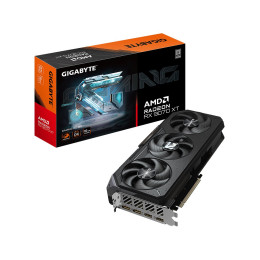Видеокарта, Gigabyte, Radeon RX 9070 XT GAMING OC 16G (GV-R9070XTGAMING OC-16GD) 4719331355524, GDDR6, 256bit, 2-HDMI, 2-DP, Windforce 3X Fan, 288*132*56 мм, Цветная коробка