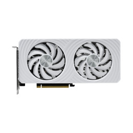 Видеокарта, PALIT, RTX5060Ti WHITE OC 16GB (4710562245301), (NE7506TU19T1-GB2061M), GDDR7, 128bit, 3-DP, HDMI, 262.1*126.3*40.1 мм, 2xFan, Цветная коробка