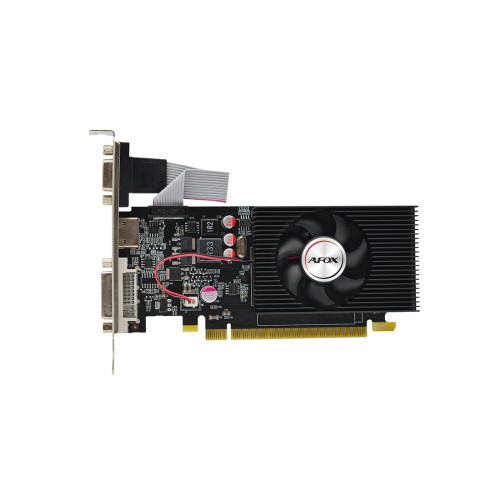 Видеокарта, AFOX, GT730 2GB D3 LP Single Fan (4897033784825), AF730-2048D3L5, DDR3, 128bit, HDMI, DVI, VGA, 150*70*19 мм, Цветная коробка