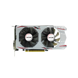 Видеокарта, AFOX, GTX1050Ti GAMING 4GB D5 Dual Fan (4897033787307), AF1050TI-4096D5H7-V8, GDDR5, 128bit, DP, HDMI, DVI, 220*147*56 мм, Цветная коробка