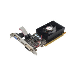 Видеокарта, AFOX, GT240 1GB D3 LP Single Fan (4897033784924), AF240-1024D3L2-V2, DDR3, 128bit, HDMI, DVI, VGA, 155*70*19 мм, Цветная коробка