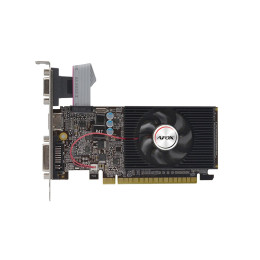 Видеокарта, AFOX, GT610 2GB D3 LP Single Fan (4897033789523), AF610-2048D3L8, DDR3, 64bit, HDMI, DVI, VGA, 146*70*15 мм, Цветная коробка