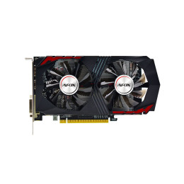 Видеокарта, AFOX, GTX1050Ti GAMING 4GB D5 Dual Fan (4897033788984), AF1050TI-4096D5H5-V10, GDDR5, 128bit, DP, HDMI, DVI, 220*147*56 мм, Цветная коробка