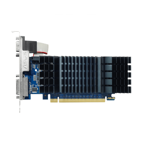 Видеокарта ASUS GeForce GT730 2Gb 64bit GDDR5 902/1605 VGA DVI HDMI HDCP PCI-E GT730-SL-2GD5-BRK