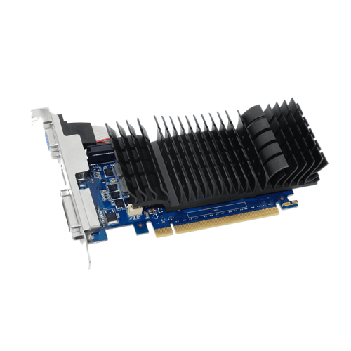 Видеокарта ASUS GeForce GT730 2Gb 64bit GDDR5 902/1605 VGA DVI HDMI HDCP PCI-E GT730-SL-2GD5-BRK