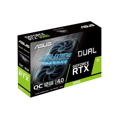 Видеокарта ASUS GeForce RTX3060 OC GDDR6 12GB 192-bit HDMI 3xDP HDCP DUAL-RTX3060-O12G-V2