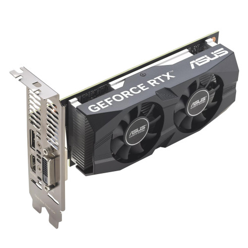 Видеокарта ASUS GeForce RTX 3050 OC GDDR6 6GB 96-bit DVI HDMI DP RTX3050-O6G-LP-BRK