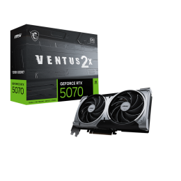Видеокарта MSI GeForce RTX 5070 12G VENTUS 2X OC, 12Gb GDDR7 192-bit 1xHDMI 3xDP G5070-12V2C