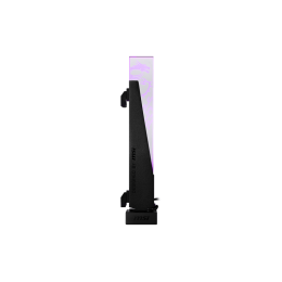 Вертикальный ARGB держатель Видеокарты MPG ARGB GRAPHICS CARD STAND 3-pin ARGB 310g 8 mm tempered glass + SPCC + ABS Black