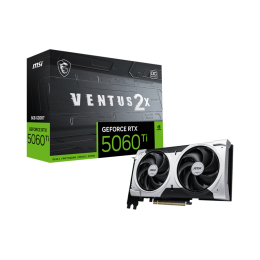 Видеокарта MSI GeForce RTX 5060 Ti 16G VENTUS 2X PLUS, 16Gb GDDR7 128-bit 1xHDMI 3xDP G506T-16V2P