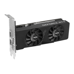 Низкопрофильная Видеокарта MSI GeForce RTX 3050 LP E 6G OC, 6G GDDR6 96-bit 2xHDMI DP