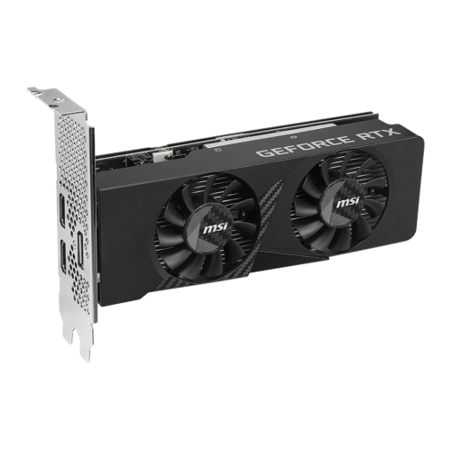 Низкопрофильная Видеокарта MSI GeForce RTX 3050 LP E 6G OC, 6G GDDR6 96-bit 2xHDMI DP