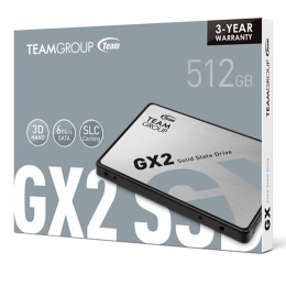 Твердотельный накопитель  512GB SSD TeamGroup GX2  2.5” SATA3 R530Mb/s, W430MB/s T253X2512G0C101