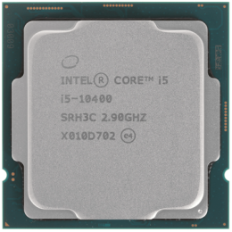 Процессор Intel Core i5-10400 2,9GHz (4,3GHz) 12Mb 6/12 Core Comet Lake Intel® UHD 630 65W FCLGA1200 Tray (CM8070104290715)