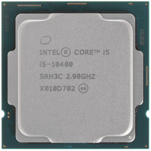 Процессор Intel Core i5-10400 2,9GHz (4,3GHz) 12Mb 6/12 Core Comet Lake Intel® UHD 630 65W FCLGA1200 Tray (CM8070104290715)