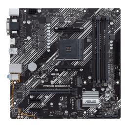 Материнская плата ASUS PRIME B550M-K  AM4 4xDDR4 4xSATA3 RAID 2xM.2 DVI-D D-Sub HDMI mATX