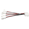Кабель- разветвитель ViTi 4F3p1M, molex на 4 контакта 12 вольт