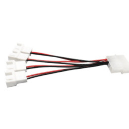 Кабель- разветвитель ViTi 4F3p1M, molex на 4 контакта 12 вольт