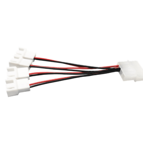 Кабель- разветвитель ViTi 4F3p1M, molex на 4 контакта 12 вольт