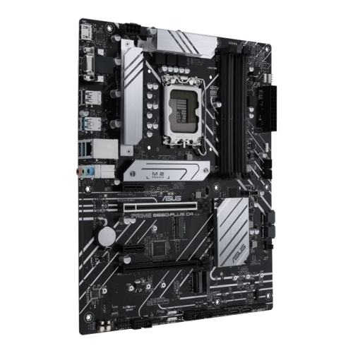 Материнская плата ASUS PRIME B660-PLUS D4, LGA1700 4xDDR4 4xSATA3 3xM.2 RAID D-Sub HDMI DP ATX