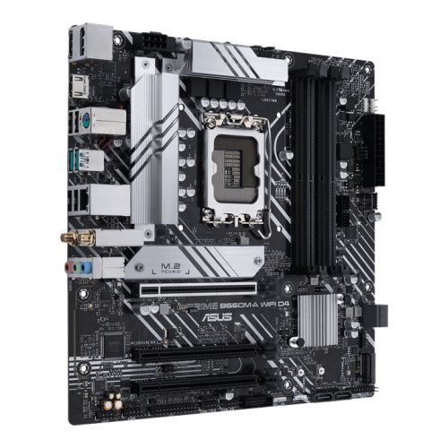 Материнская плата ASUS PRIME B660M-A WIFI D4, LGA1700 4xDDR4 4xSATA3 2xM.2 RAID 2xHDMI DP mATX
