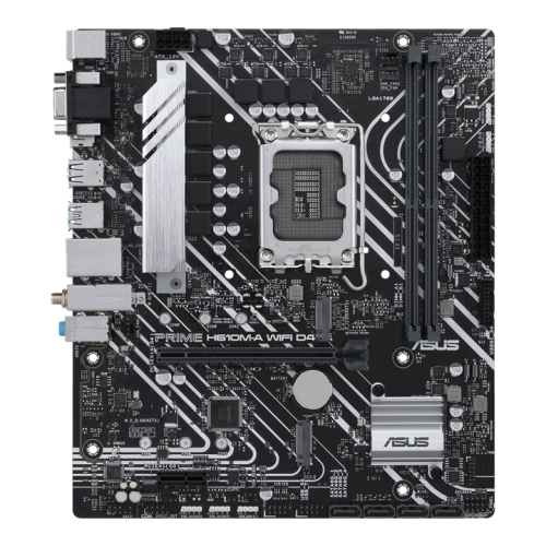 Материнская плата ASUS PRIME H610M-A WIFI D4, LGA1700 2xDDR4 4xSATA3 2xM.2 D-Sub HDMI DP mATX