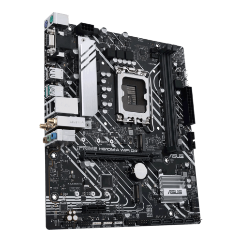 Материнская плата ASUS PRIME H610M-A WIFI D4, LGA1700 2xDDR4 4xSATA3 2xM.2 D-Sub HDMI DP mATX