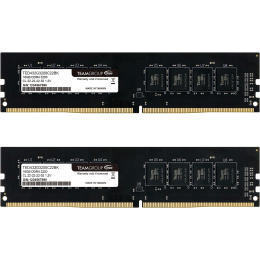 Оперативная память  32Gb Kit (2x16Gb) 3200MHz DDR4 Team Group ELITE PC4-25600 CL22 TED432G3200C22DC01