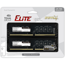 Оперативная память  32Gb Kit (2x16Gb) 3200MHz DDR4 Team Group ELITE PC4-25600 CL22 TED432G3200C22DC01