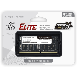 Оперативная память для ноутбука  8GB DDR4 2400Mhz Team Group ELITE PC4-19200 CL16 SO-DIMM TED48G2400C16-S01