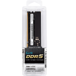 Оперативная память 32GB 4800MHz DDR5 Team Group ELITE PC5-38400 CL40-40-40-77 1.1V TED532G4800C4001