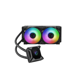 Водяное охлаждение для CPU MSI MPG CORELIQUID K240 V2. Socket Intel/AMD, 4pin, Fan 2x120см, ARGB