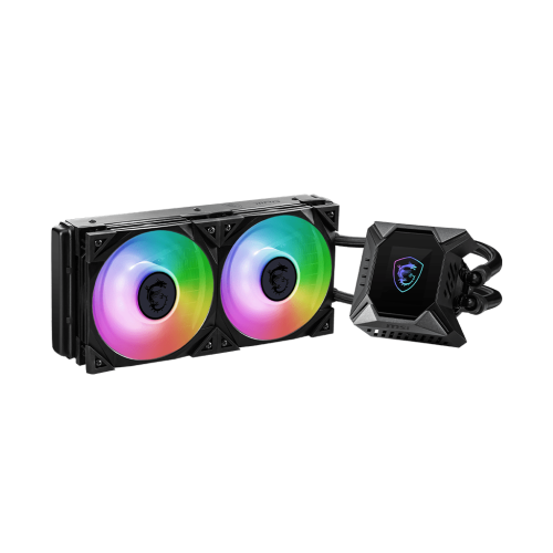 Водяное охлаждение для CPU MSI MPG CORELIQUID K240 V2. Socket Intel/AMD, 4pin, Fan 2x120см, ARGB