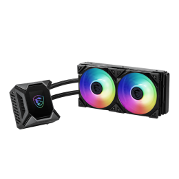 Водяное охлаждение для CPU MSI MPG CORELIQUID K240 V2. Socket Intel/AMD, 4pin, Fan 2x120см, ARGB