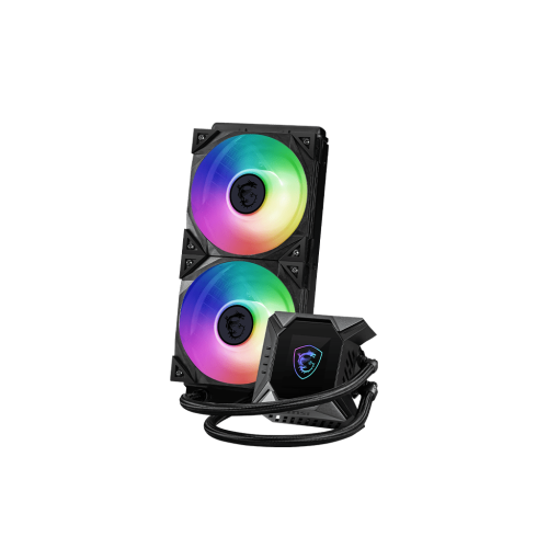 Водяное охлаждение для CPU MSI MPG CORELIQUID K240 V2. Socket Intel/AMD, 4pin, Fan 2x120см, ARGB