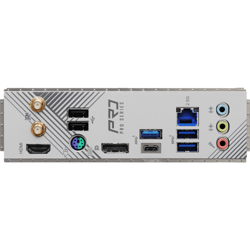 Материнская плата ASRock B760M PRO RS/D4 WIFI LGA1700 4xDDR4 4xSATA RAID 2xM.2 HDMI DP mATX